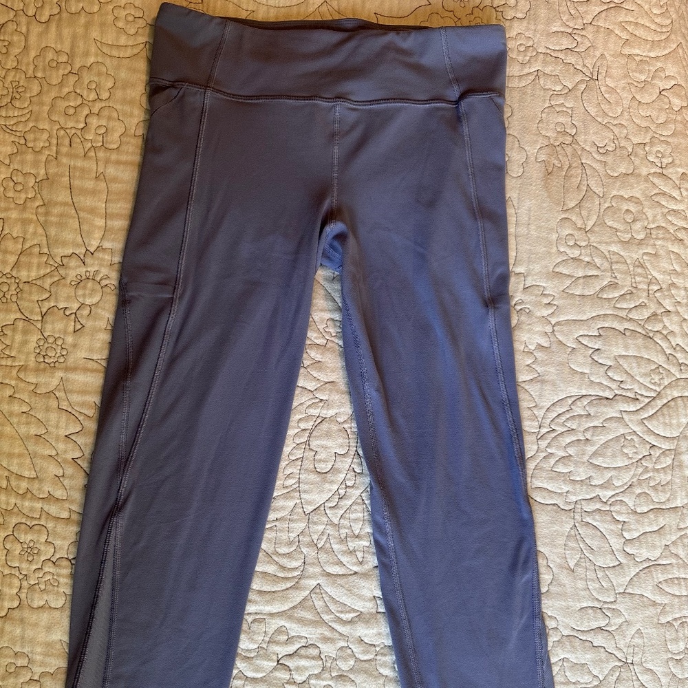 Athleta Girl Stash Your Treasures Mesh Capri  XXL/16, Tempest Violet